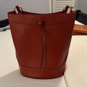 Ulla Johnson Terracotta Leather Hobo Bag
